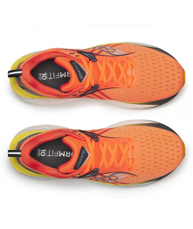 Chaussures running Saucony de Triumph 22 Orange