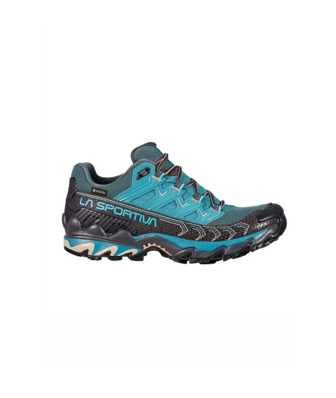 Chaussures Trail la Sportiva Ultra Raptor II Gtx Bleu/Carbone Femme