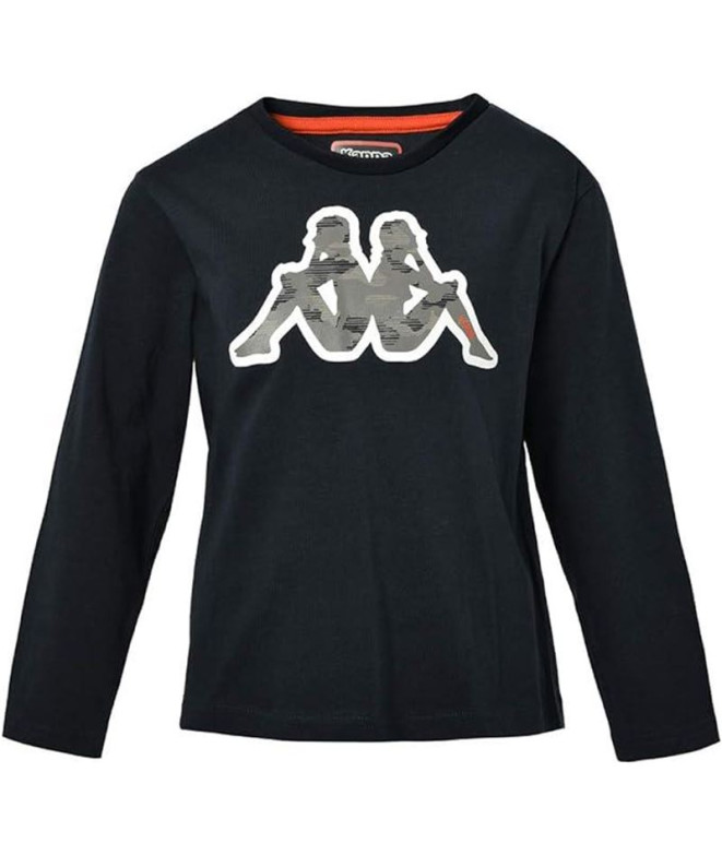Camiseta Kappa Bachi Tee Azul Marino Niño