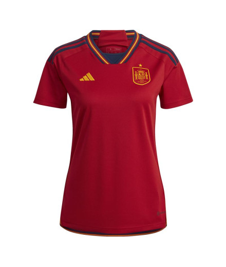 Camiseta de Futebol adidas Espanha Mulher