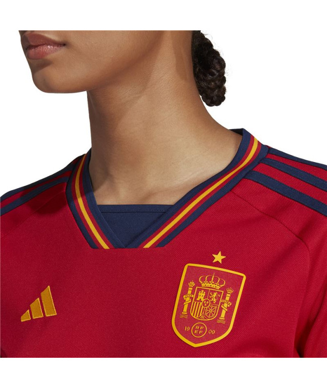 Camiseta de Futebol adidas Espanha Mulher