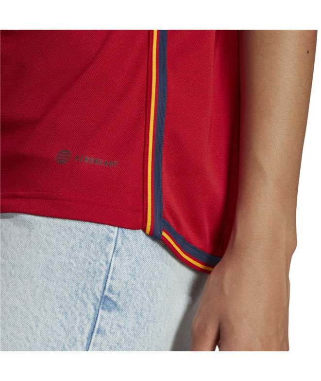 Camiseta de Futebol adidas Espanha Mulher
