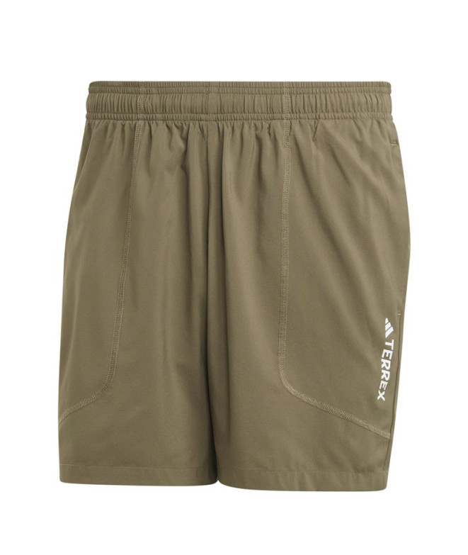 Calça adidas Homem caminhadas Terrex Multi Verde