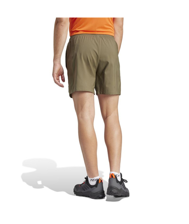 Calça adidas Homem caminhadas Terrex Multi Verde