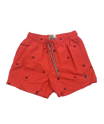 Fato de banho Homem Alphadventure Karela Neon Red