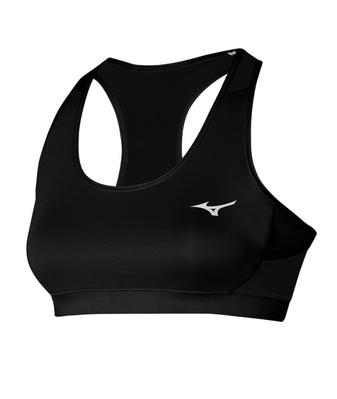 Sujetador deportivo de Fitness Mizuno Alpha Negro Mujer