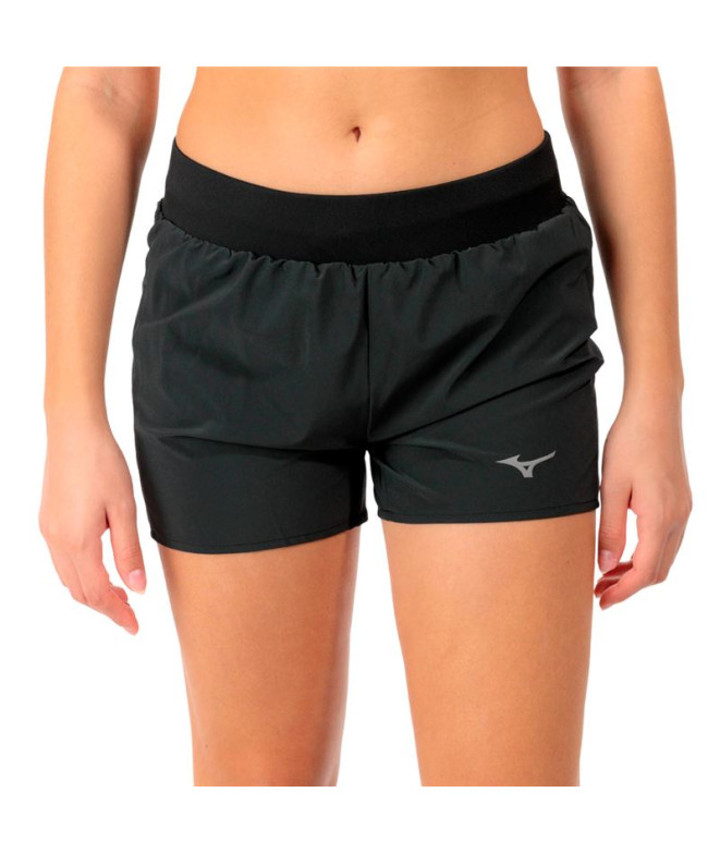 Pantalones de Running Mizuno Alpha 4.5 Negro mujer