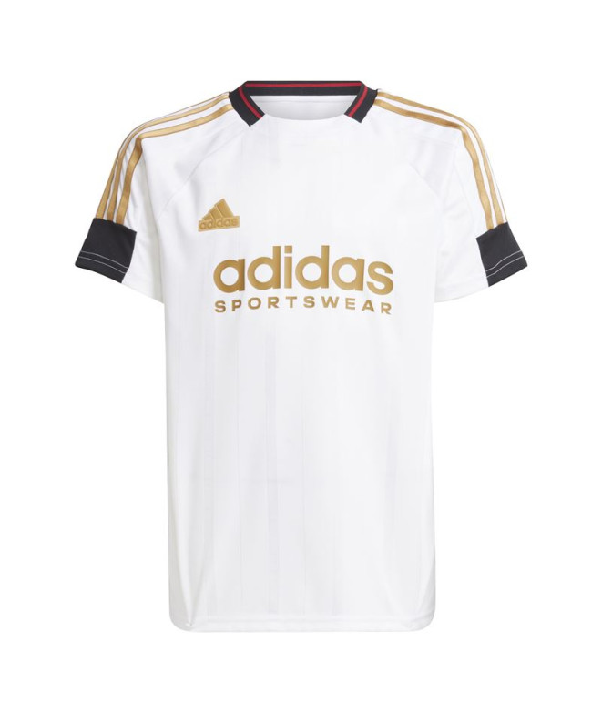 Camiseta adidas Tiro Nations Pack Infantil Blanco/Negro
