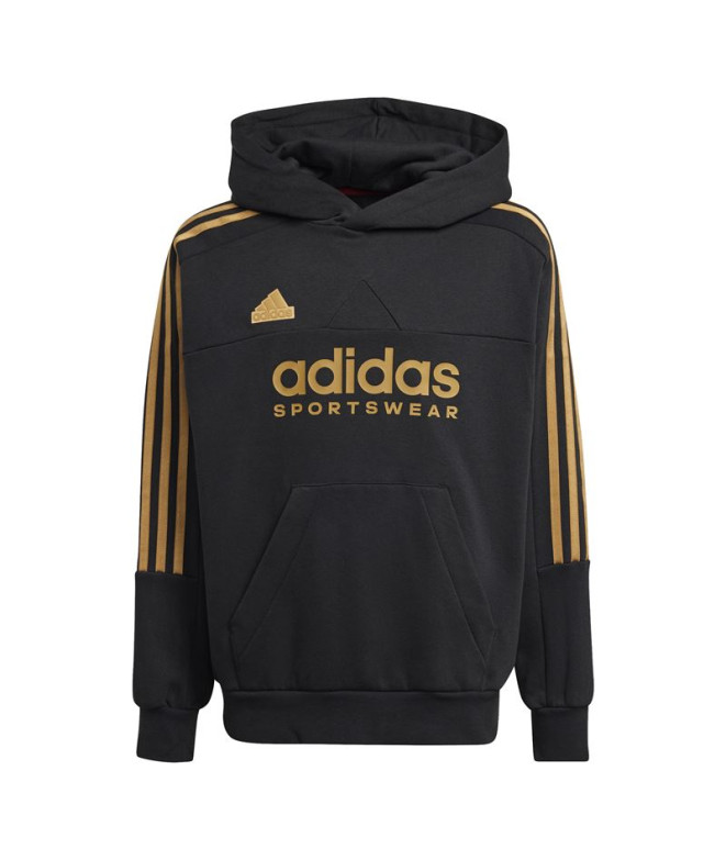 Moletom adidas Pack Infantil Casaco com capuz Tiro Nations Preto