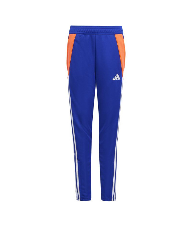 Pantalón de Fútbol adidas Tiro24 Training Slim Infantil Azul