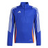 Sudadera de Fútbol adidas Tiro24 Training Infantil Azul/Blanco