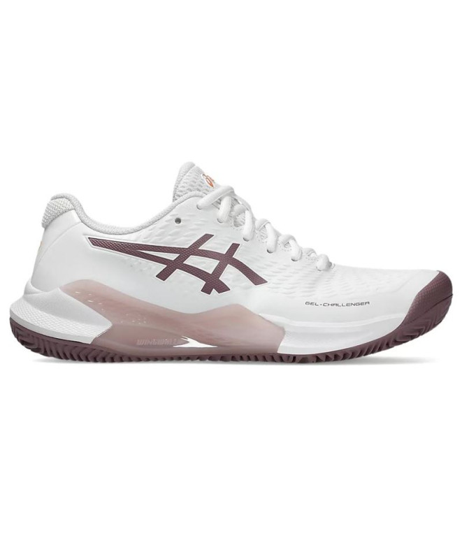 Chaussures Tennis Gel Femme by ASICS -Challenger 14 Clay White