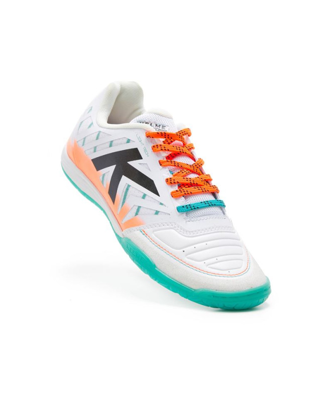 Chaussures de Football sala Kelme Tout en blanc