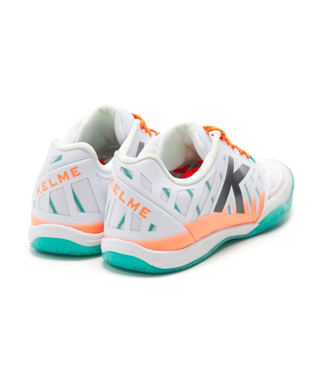 Chaussures de Football sala Kelme Tout en blanc