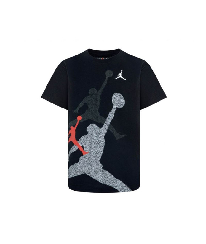 T-shirt Enfant Jordan Gradient Stacked Jm Ss Black