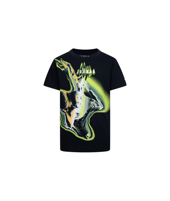 Camiseta Menino T-shirt Jordan Jdb Air Heatmap Ss Preto