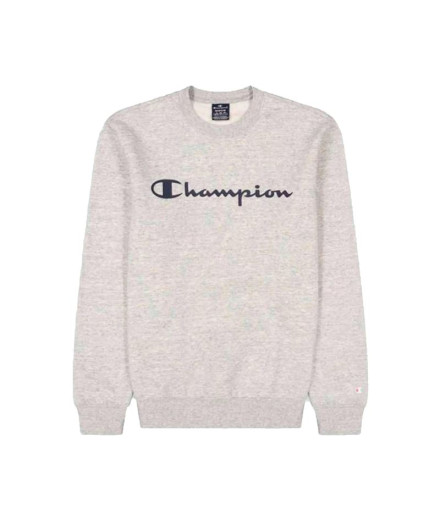 Sweat Champion Col ras du cou Gris Homme Sweat Champion Col ras du cou Gris Homme