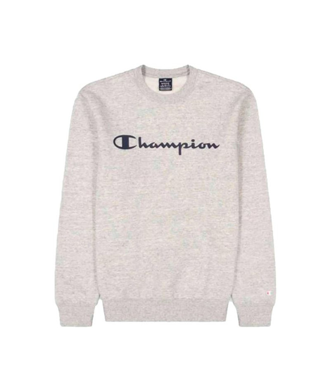 Sweat Champion Col ras du cou Gris Homme