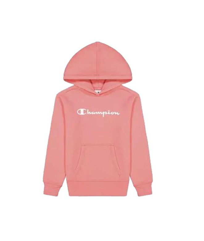 Moletom Champion Capuz cor-de-rosa Menina