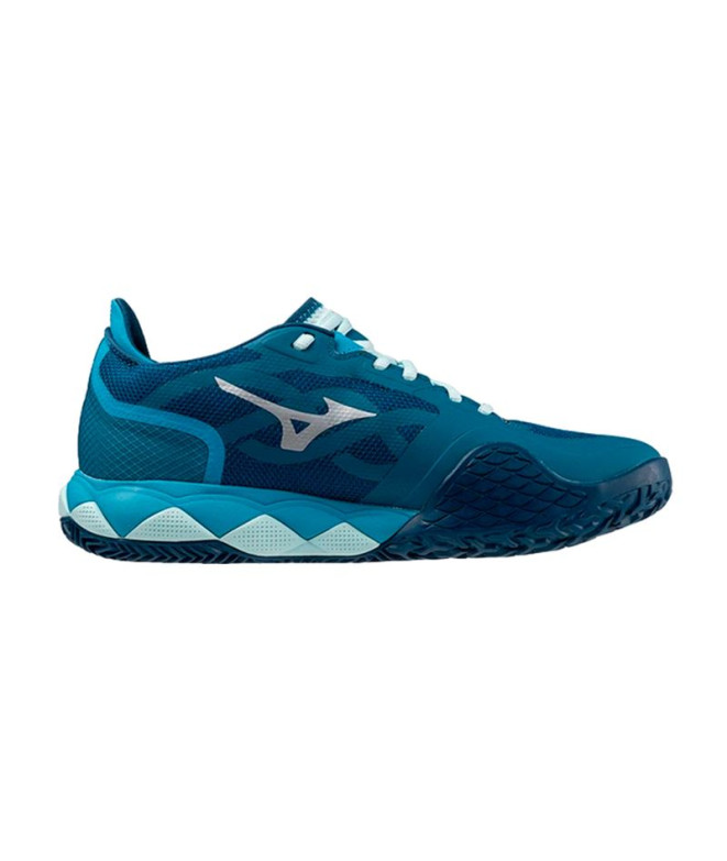 Chaussures Tennis Mizuno Homme de Wave Enforce Tour Cc Bleu