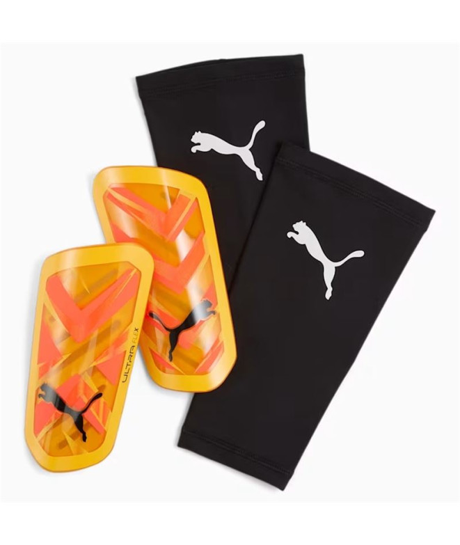 Espinilleras de Fútbol Puma ULTRA Flex leeve Sunset Glow Sun Hombre