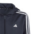Casaco adidas Menino Train Essentials Aeroready 3 Band Full Zip Azul