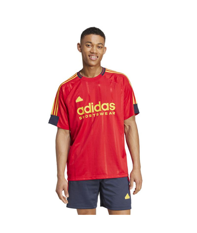 Camiseta adidas Pack Homem Tiro Nations Vermelho