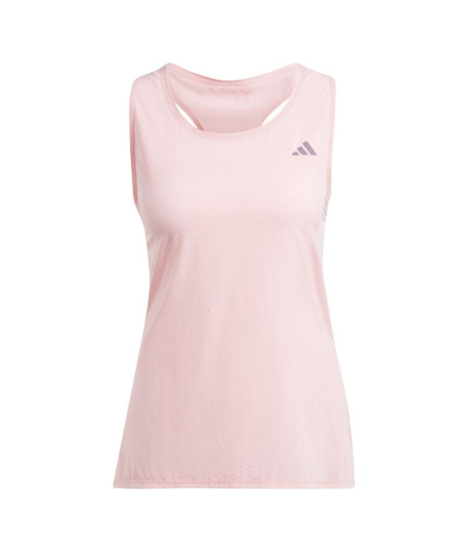 Camiseta Running adidas Running Mulher por Adizero Tank Rosa