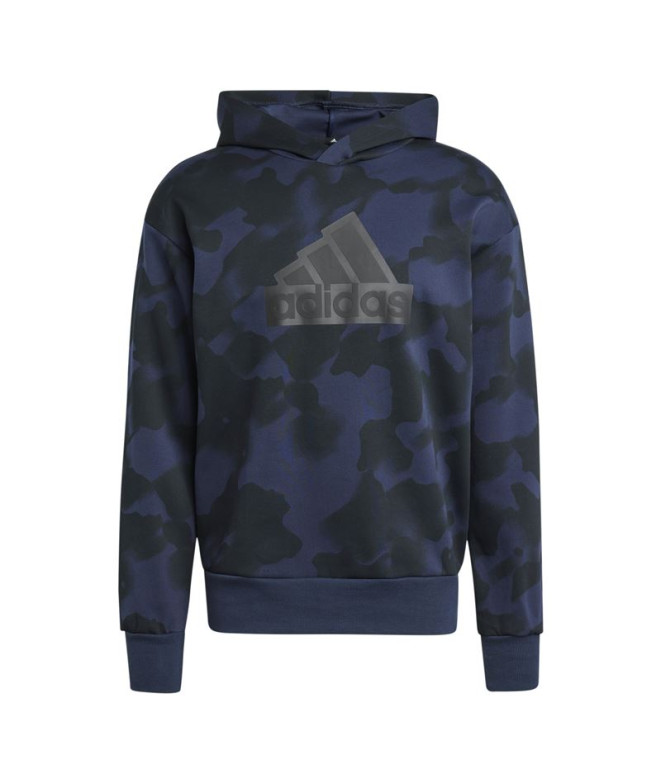 Sweat adidas Homme Future Icons Bos Aop Hoodie Bleu