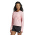 Camiseta Running adidas Mulher manga comprida cor-de-rosa da Own The Run