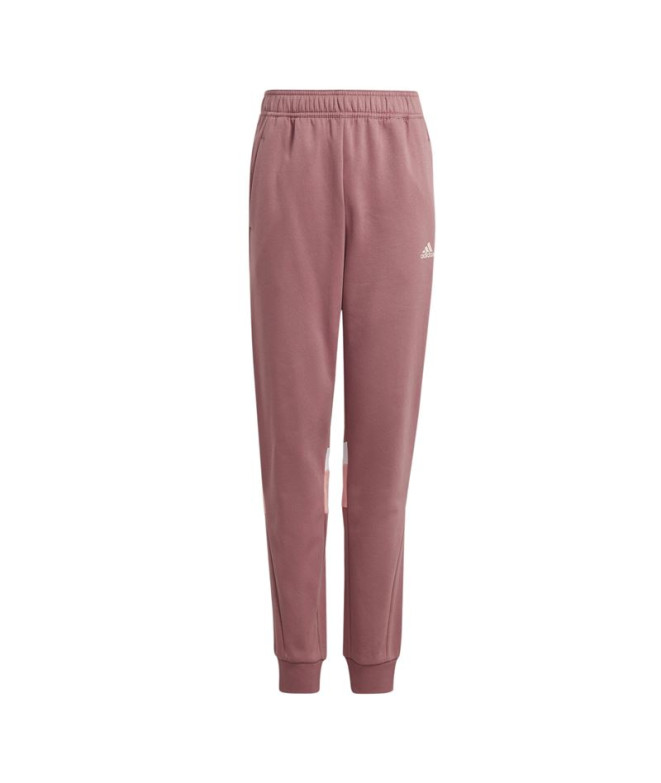 Pantalons adidas Enfant Tiberio 3-Stripes Colorblock Rose