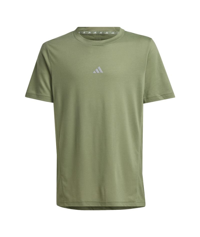 Camiseta Fitness adidas Menino por Training Aeroready Green