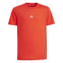 Camiseta Fitness adidas Menino por Training Aeroready Red