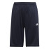 Conjunto adidas Essentials Aeroready 3 Bandas Regular Fit Infantil Azul/Blanco