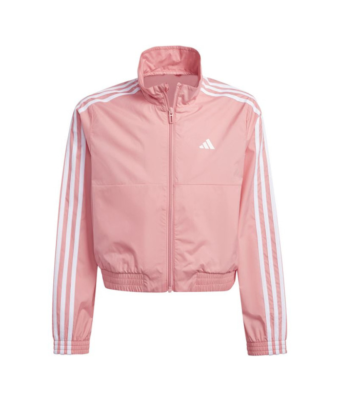 Cazadora de Fitness adidas Train Essentials Full-Zip  Niña Rosa