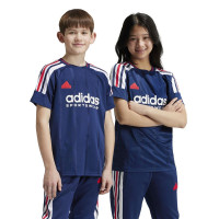 Camiseta adidas Tiro Nations Pack Infantil Azul