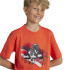Camiseta Fitness adidas Infantil por Training Graphic Red