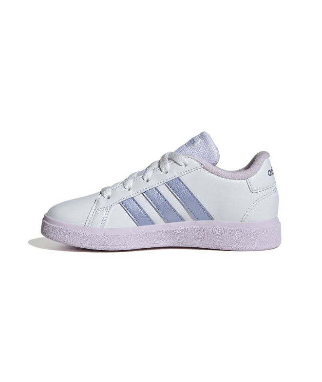 Chaussures adidas Court Enfant Grand 2.0 Blanc
