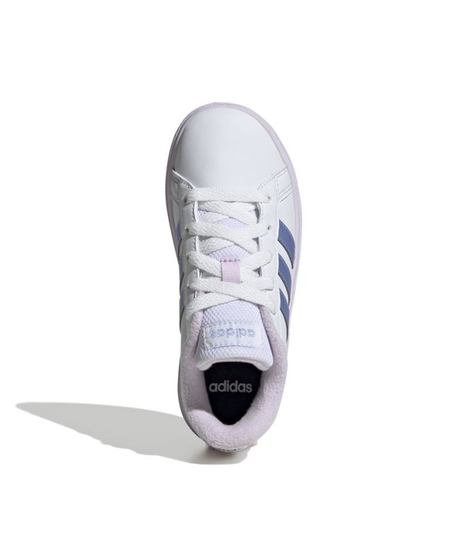 Chaussures adidas Court Enfant Grand 2.0 Blanc