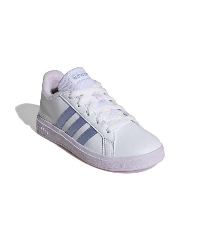 Chaussures adidas Court Enfant Grand 2.0 Blanc