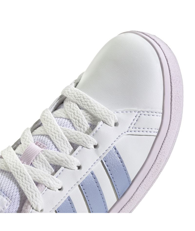 Chaussures adidas Court Enfant Grand 2.0 Blanc