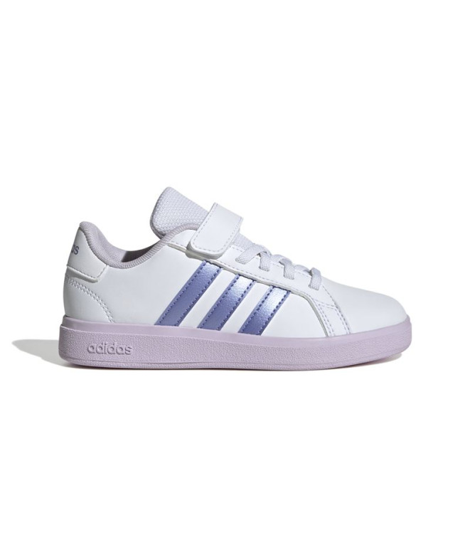 Chaussures adidas Court Enfant Grand 2.0 Blanc