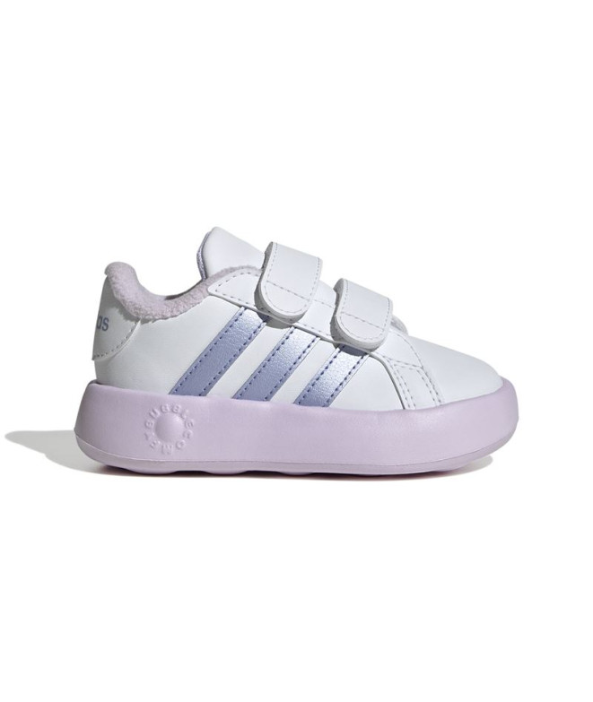 Chaussures adidas Court Enfant Grand 2.0 Blanc