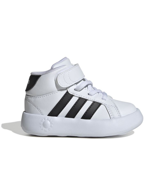 Chaussures adidas Court Enfant Grand Mid White