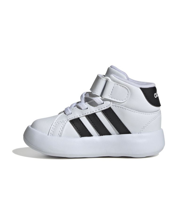 Chaussures adidas Court Enfant Grand Mid White