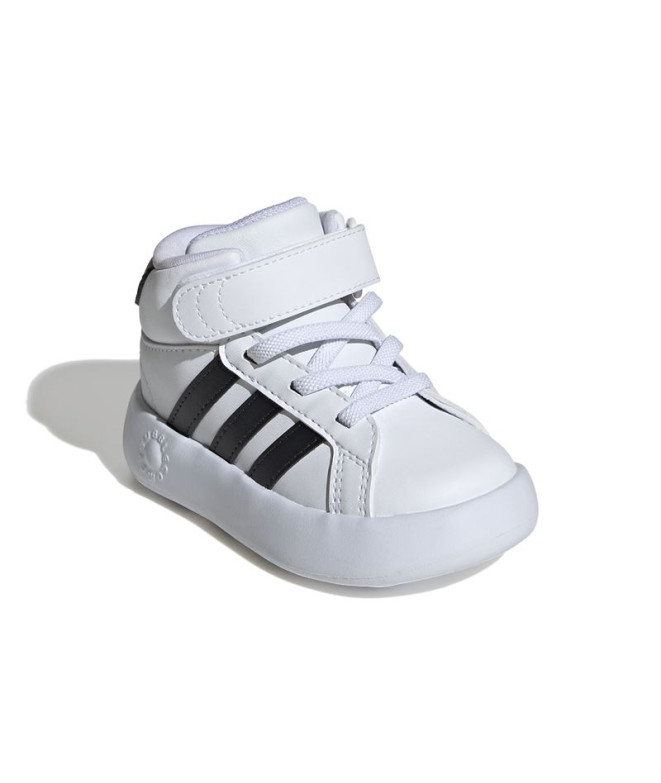Sapatilhas adidas Court Infantil Grand Mid Branco
