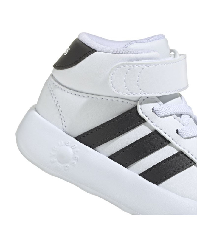 Sapatilhas adidas Court Infantil Grand Mid Branco