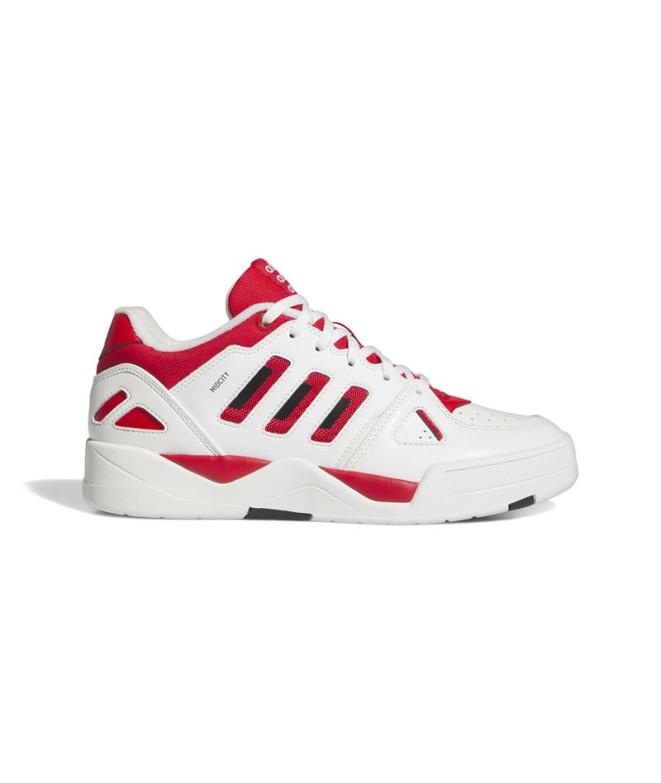 Sapatilhas Basquetebol adidas Homem de Midcity Low White