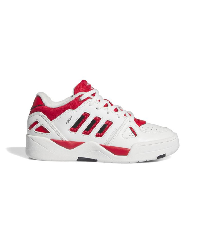 Sapatilhas Basquetebol adidas Infantil de Midcity Low White