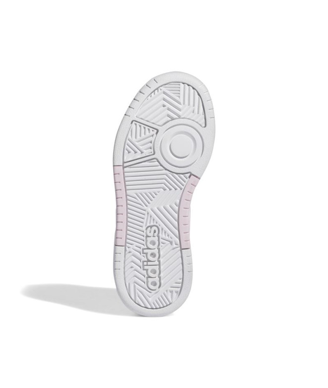 Sapatilhas adidas Infantil Hoops 3.0 Bold Branco